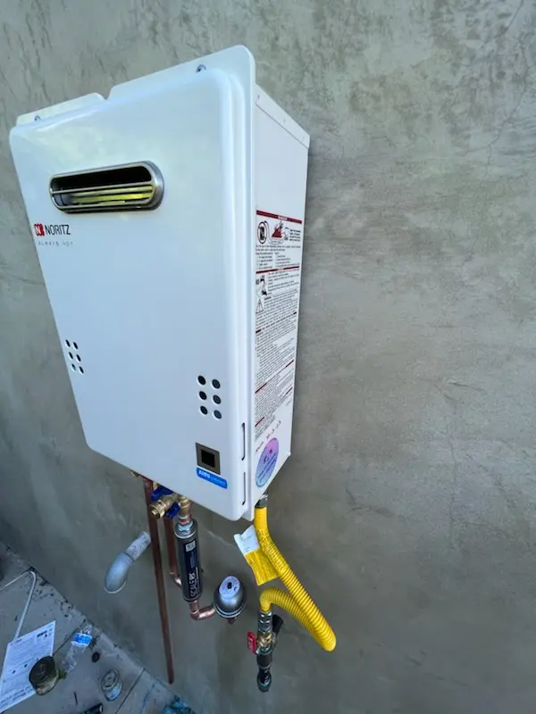 Tankless water heater installation for Morganton homes