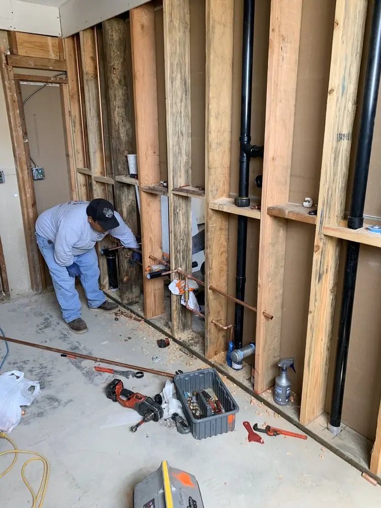 Commercial rough-in plumbing for Trenchless Sewer Repair in Morganton